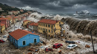 Monte Hermoso Destroyed 7-Meter Waves Crush Argentina Coast In Monster Cyclone Attack