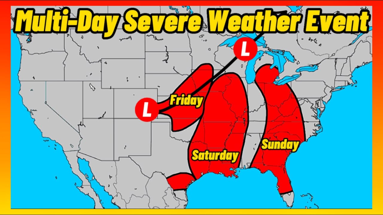 Active Severe Weather Pattern Returns! - YouTube