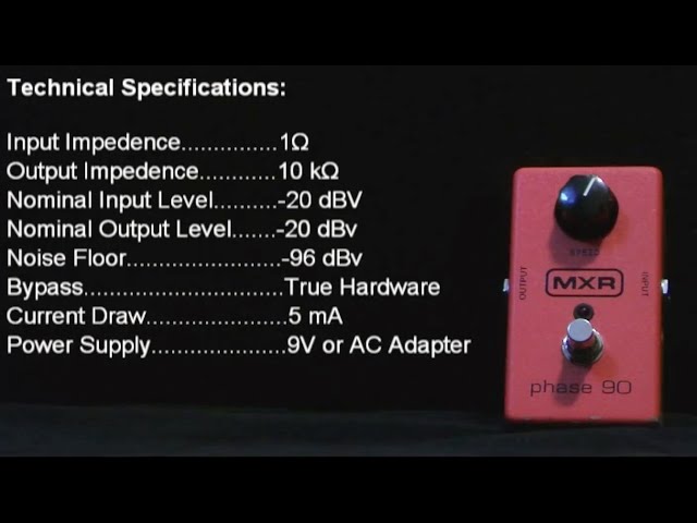MXR M101 Phase 90 Phaser - YouTube
