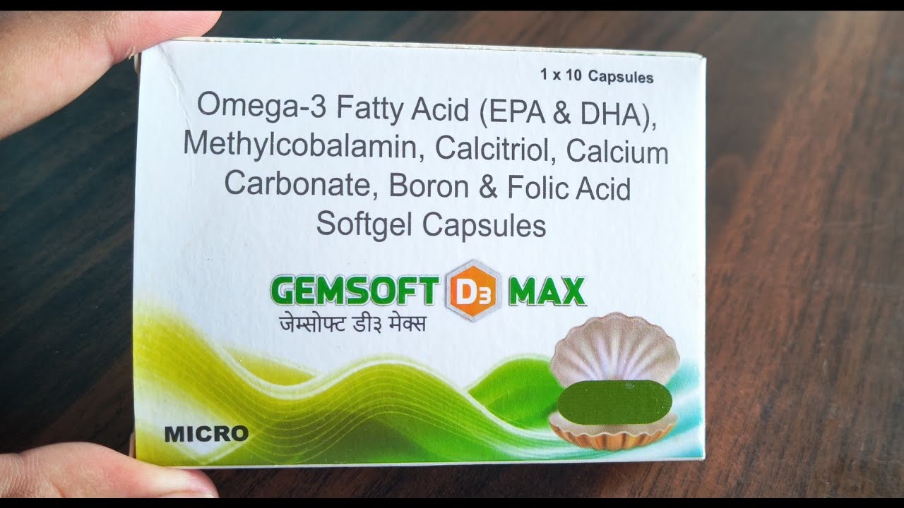 Capsule Gemsoft D3 Max define by Dr Shbbir 