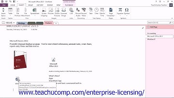 Microsoft Office OneNote 2013 Tutorial Notes 3.8 Employee Group Training