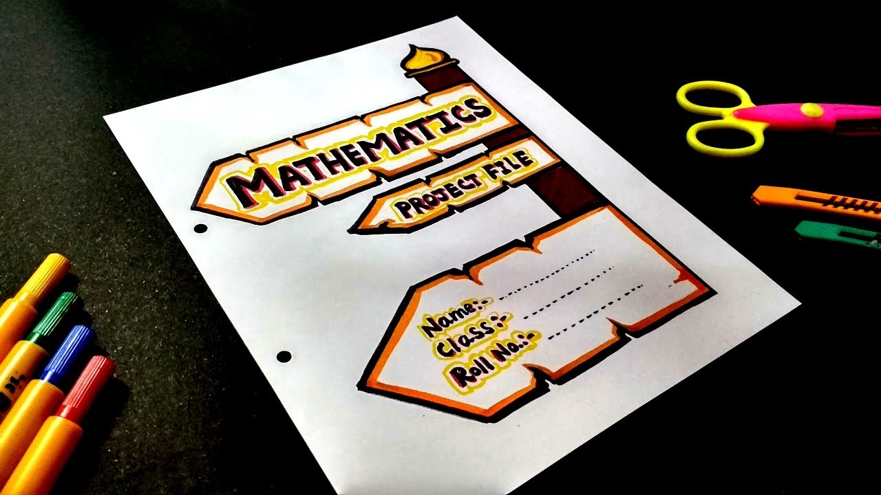 front page design for mathematics assignment