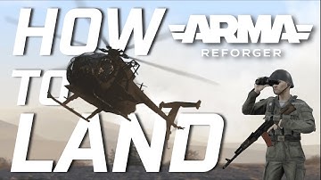 Arma Reforger Helicopter Landing Tutorial 