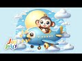 Monkeys airplane adventure a fun journey with friends  kids song