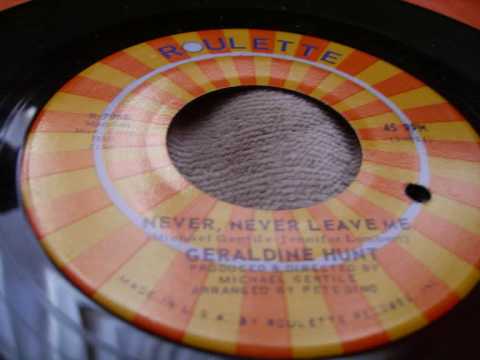 Geraldine Hunt - Never, Never Leave Me.wmv