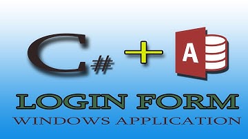 C# Login Form With Access Database Tagalog