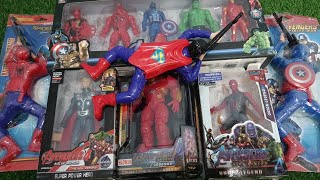 unboxing superhero toys captain america superman spider man iron man thor hulk toys