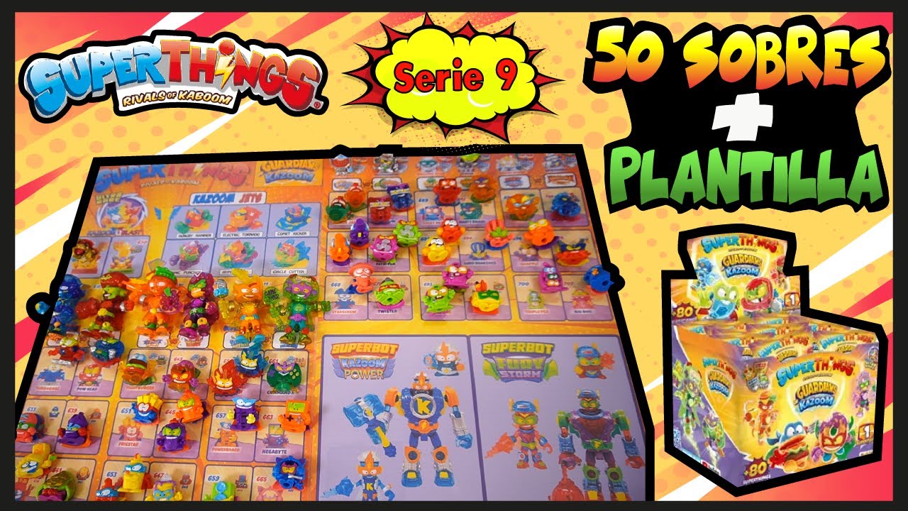 ⚡😲 SUPERTHINGS SERIE 9 GUARDIANS OF KAZOOM / UNBOXING CAJA 50 SOBRES 🤩🌟 ...