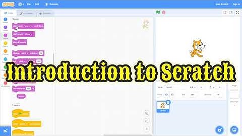 Introduction to Scratch 2.0 - Class 6 Computer Science