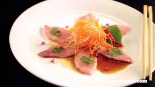 Sashimi of Yellowtail at The Mercury Sushi Bar