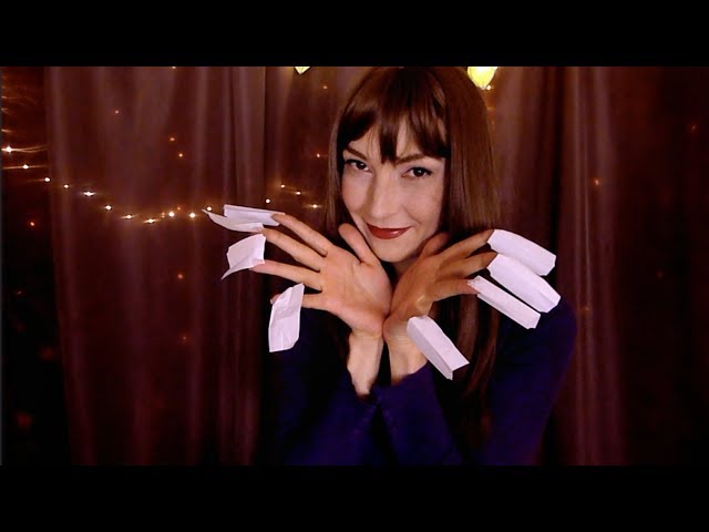 ASMR - Fluttering Paper Fingers - Experiment | deutsch | german