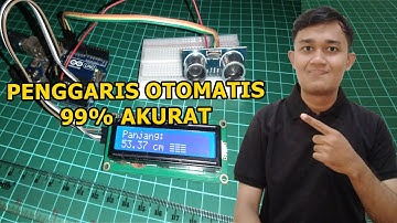 Membuat Penggaris Otomatis menggunakan Sensor Ultrasonik HC-SR04