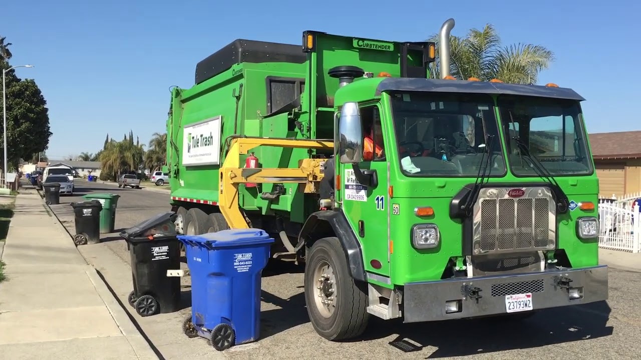 It's Trash Day in Corcoran! 520 Curbtender PowerPack Tule Trash