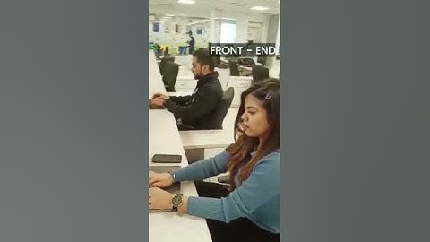 Front-End vs Back-End #corporatereels #softwaredeveloper #frontend #backend #funnyvideos #taazaainc