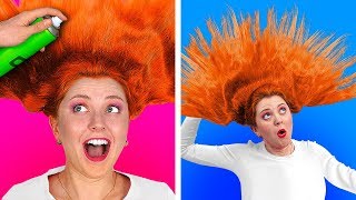 ULTIMATIVE 100-SCHICHTEN-CHALLENGE! 100 Schichten Haarspray! 100 Schichten von allem