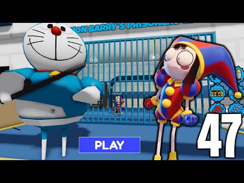 Roblox - Pomni Play Doraemon Barrys Prison Run Escape - Gameplay Walkthrough Part 47 (iOS, Android) @JuniorForGaming