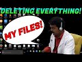 Frantic scammer unplugs his PC after I delete ... - YouTube