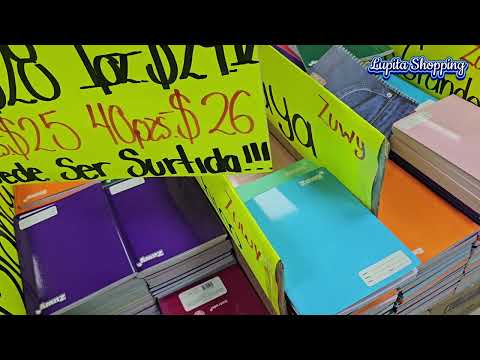 😱 PAPELERÍA MAS BARATA DE IZAZAGA 😱 Libretas, Hile cristal, Útiles escolares, Libros..