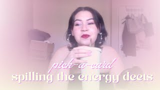 spilling the tea on their soul energies vs 3D energies while i vape bc it's them ones  pick a card