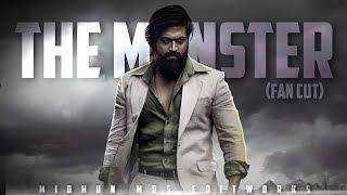 The Monster Video Song | K.G.F | Rocking Star Yash | Prashanth Neel | MidhunMbs Editworks | 2022 |