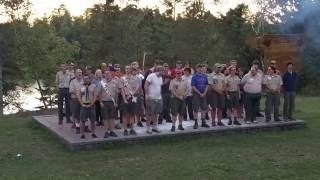 Camp Wilderness 70th Anniversary Closing Campfire Staff Song Boy Scouts of America