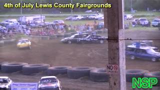 7-4-2012 Demolition Derby A-Main Lewis County Fairgrounds
