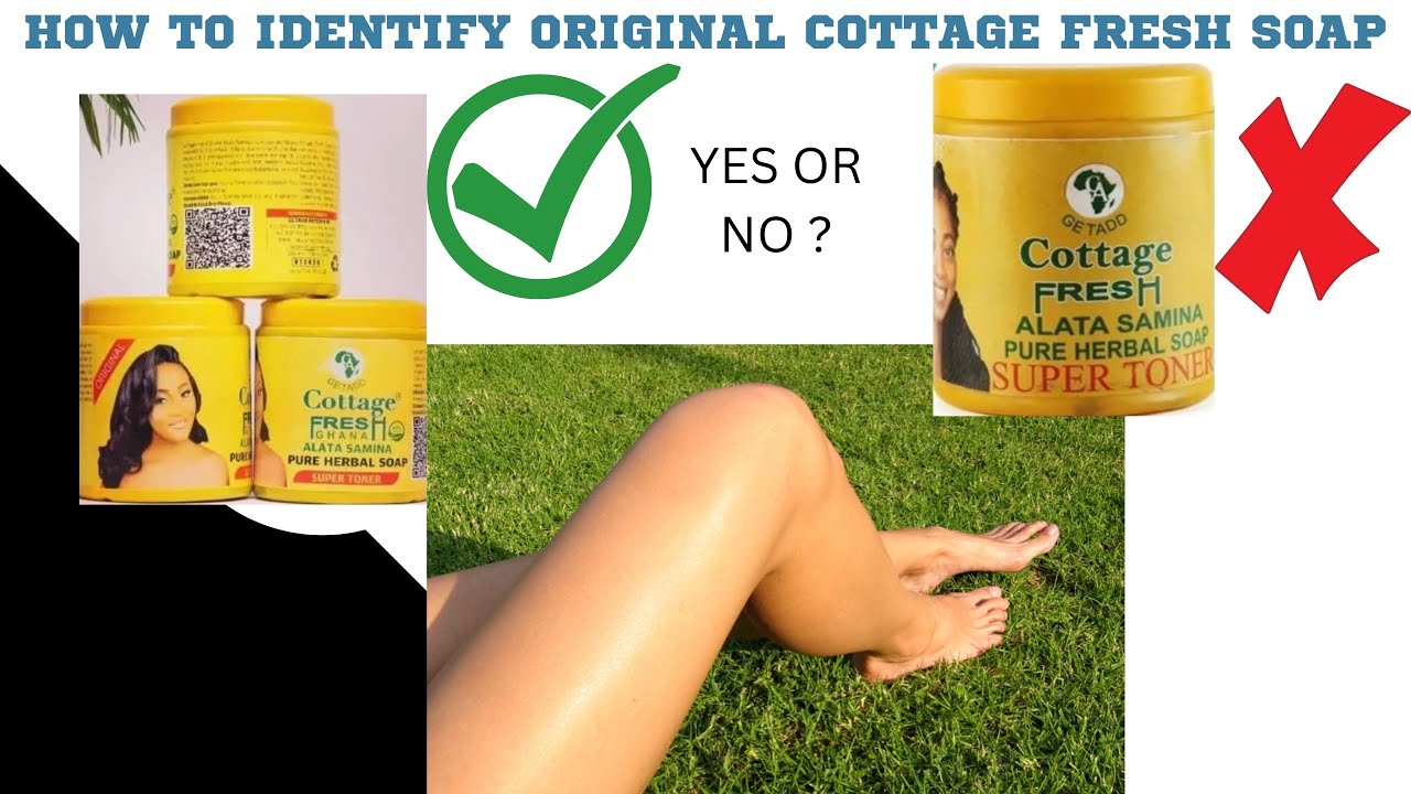 COTTAGE FRESH BLACK SOAP *How to identify Original *5 things to check before buying black soap