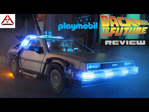 Playmobil BACK TO THE FUTURE Delorean & 1955 2 Pack REVIEW!