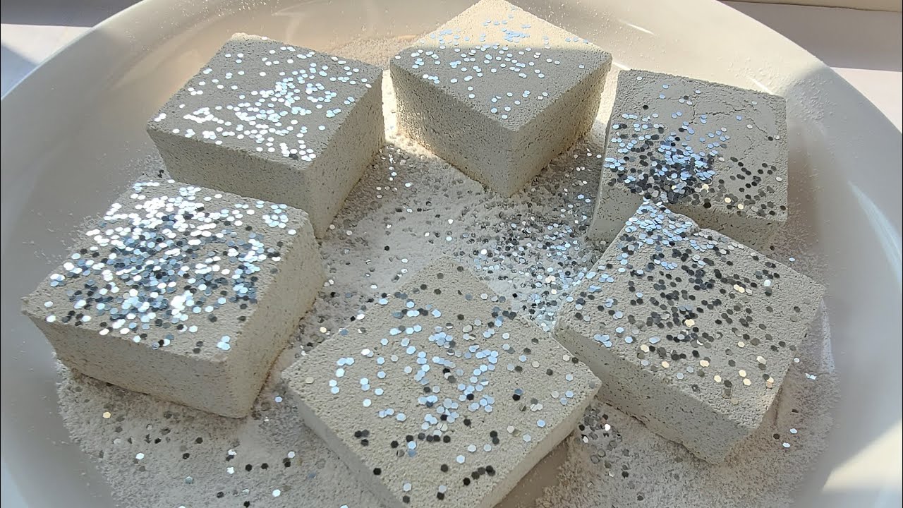 6 blocks series pt6. HOMEMADE  PJ gym chalk asmr #oddlysatisfying #gymchalkasmr 