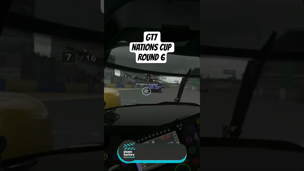 GT7 | NATIONS CUP | ROUND 6 | Full race in my channel 