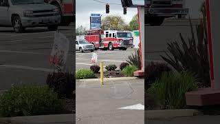 albany, Oregon Fire responding code 3
