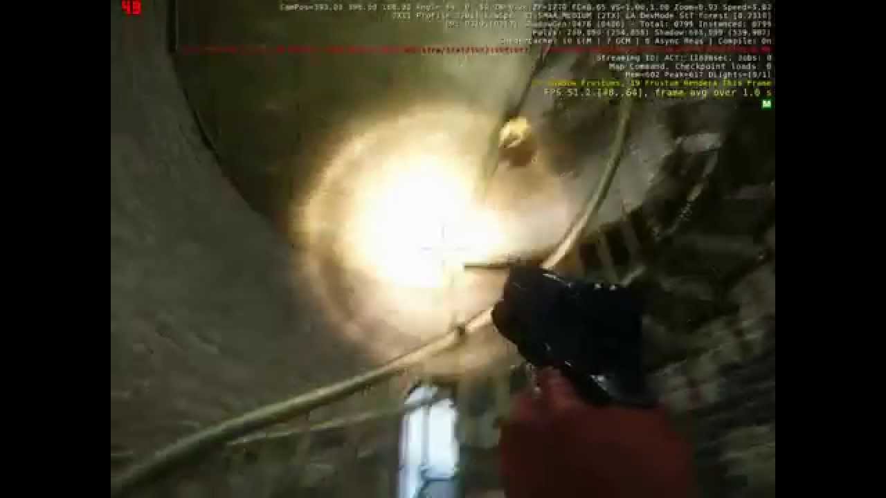 Cryengine 3 Игровой процесс (40fps) (Лес) // Cryengine 3 Gameplay (40fps) (Forest map)