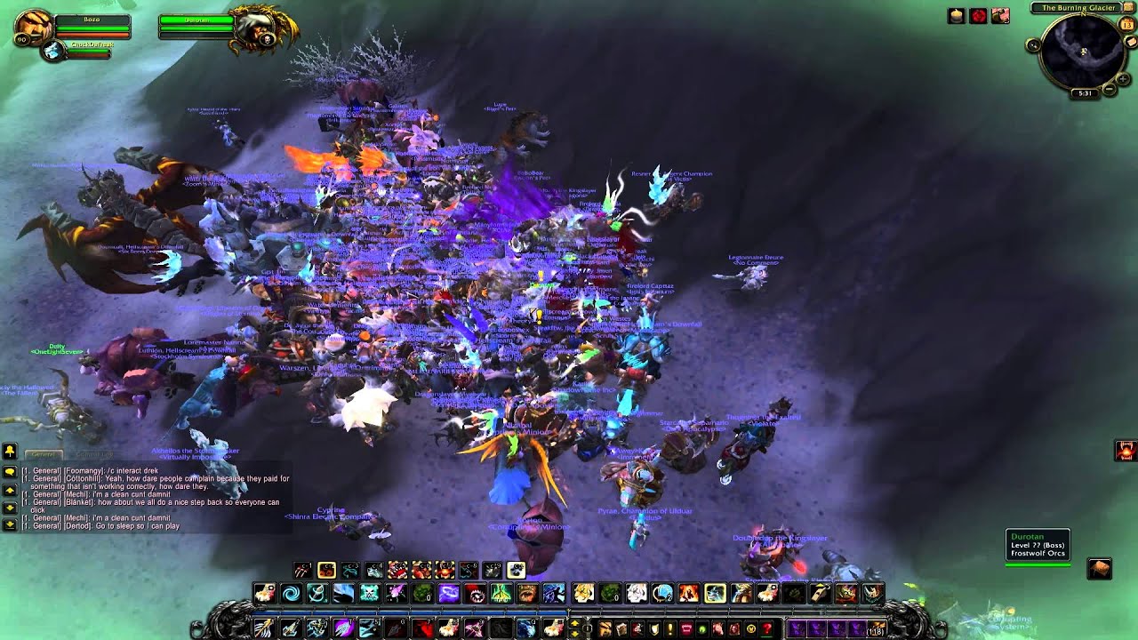 Area 52 World of Warcraft WoD server lag release day YouTube