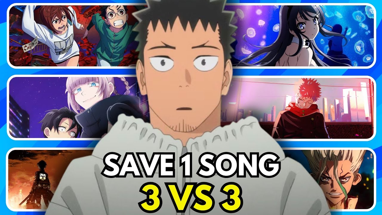 ANIME SONGS BATTLE | 3 VS 3 Which Group Do You Prefer? - YouTube