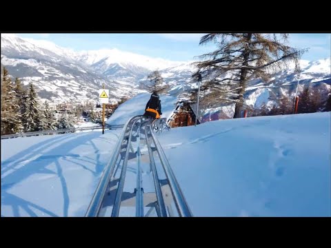 Praloops Luge Sur Rail à Pra Loup