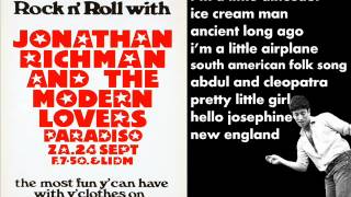 Jonathan Richman and The Modern Lovers at the Paradiso Club, Amsterdam (1977)