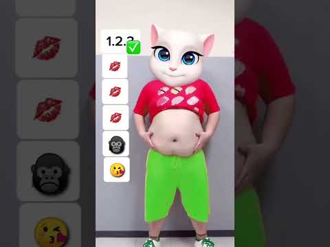 very Funny Talking Angela dance , you will laugh