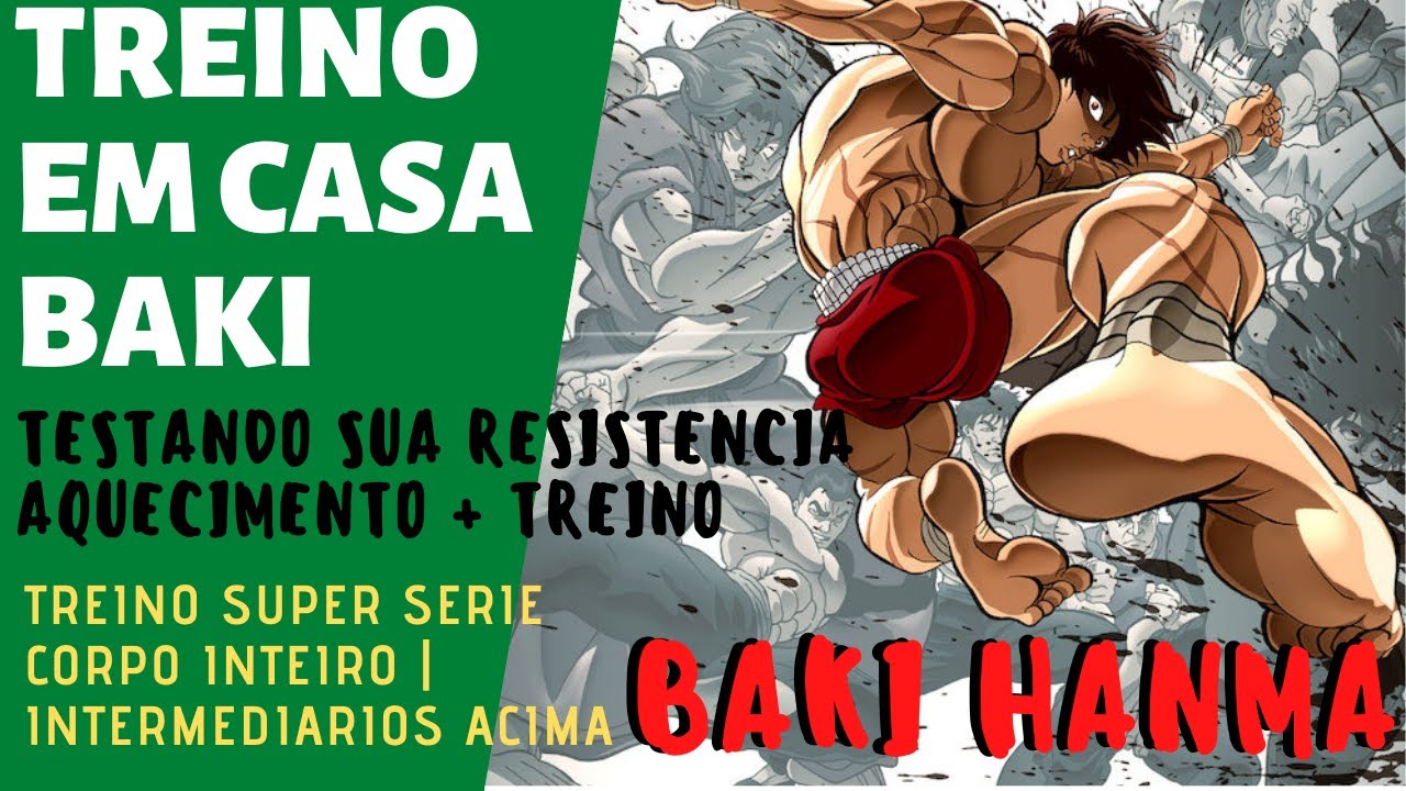 FIZ O TREINO DO BAKI? VERDADEIRA ROTINA DOS HANMA! (Baki the real workout  routine)🔥 - BiliBili