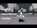 Strongest Battlegrounds[SB]💪-Easy Hero Hunter [Garou] Combo (90%)