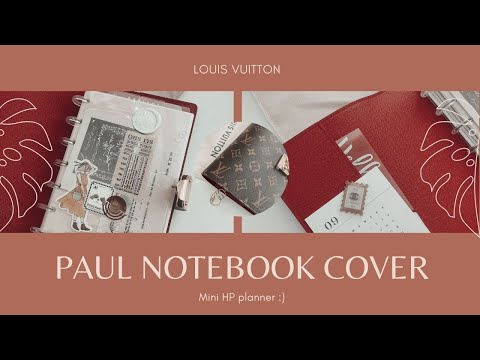 LOUIS VUITTON NOTEBOOK REFILL MM  UNBOXING & BAG ACCESSORIES 