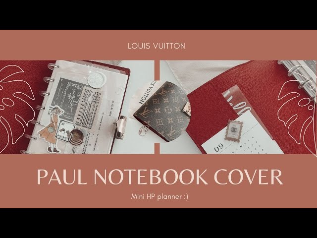 Louis Vuitton Paul Notebook Cover MM Unboxing & Setup 