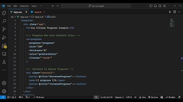 Vue.js 3 vue-ellipse-progress Tutorial to Show Animated Circular Progressbars and Loaders in Browser