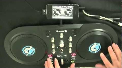 Numark iDJ Live with algoriddim djay app for iPhone   beat juggling  scratching iPhone DJ