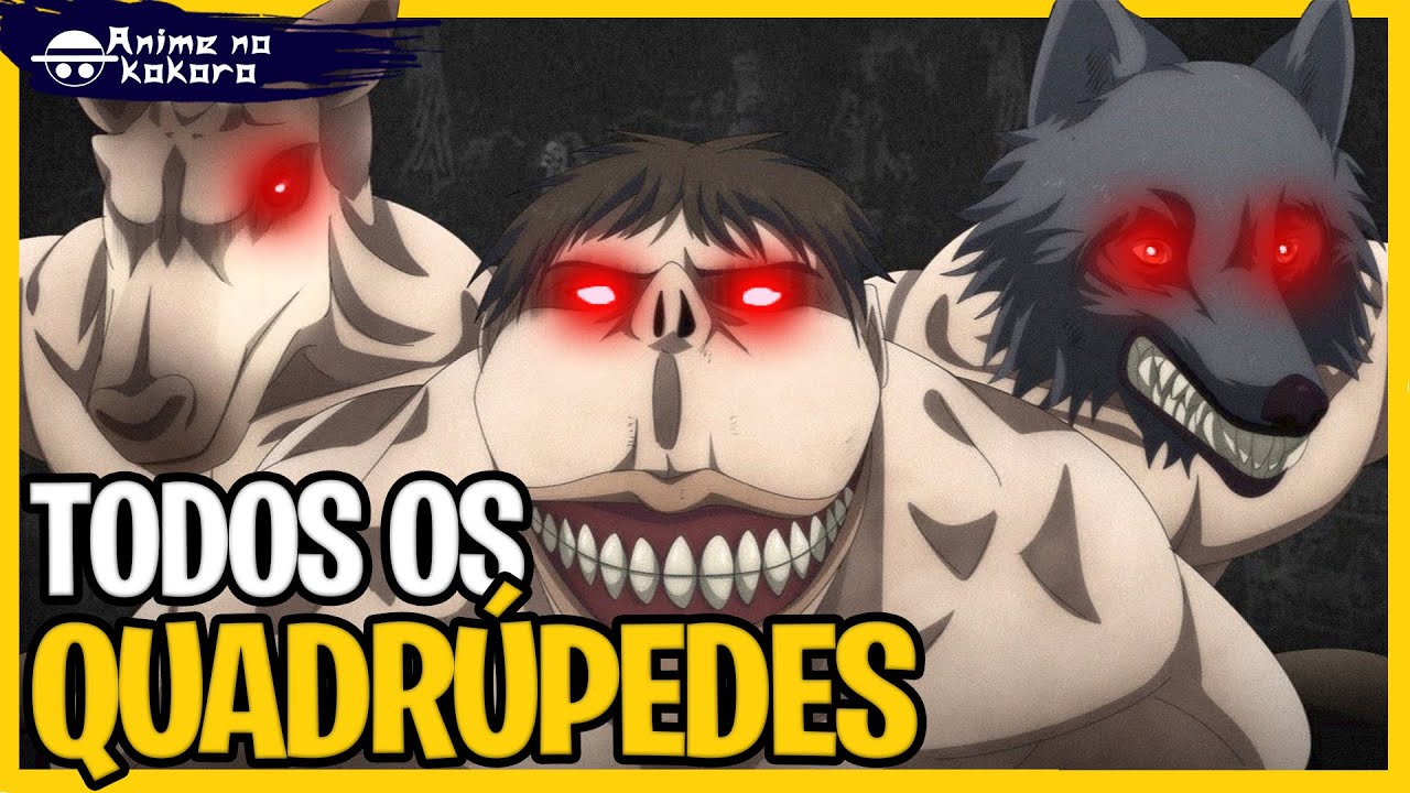 TODOS OS ANTIGOS TITÃS DE ATAQUE (Invocados em Attack On Titan)