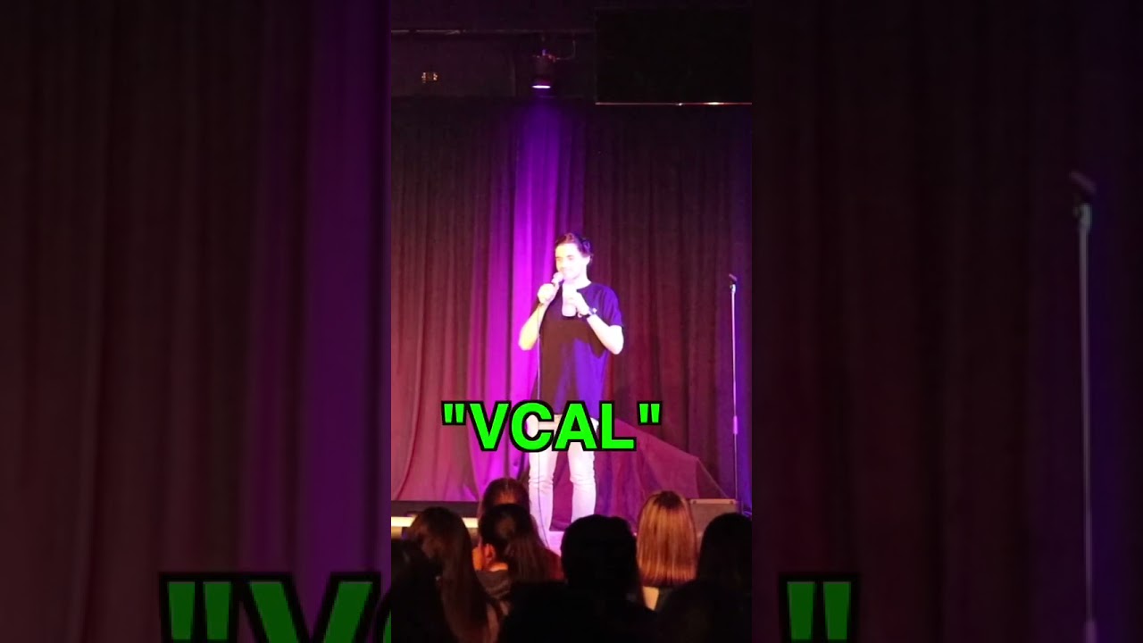 Luke Kidgell Roasts VCAL students in the front row