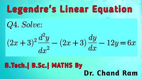 Question#4 on Legendre