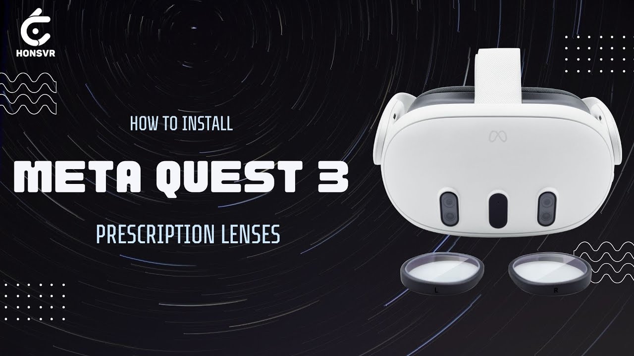 Custom Meta Quest 3 Prescription Lenses by HONSVR