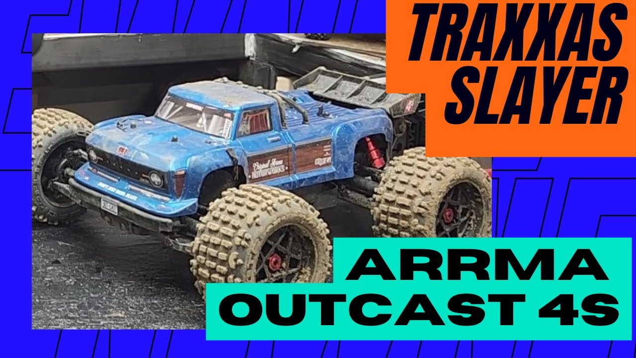 Best RC Truck? Arrma Outcast 4s V2 Stunt Truck Monster Can it compete