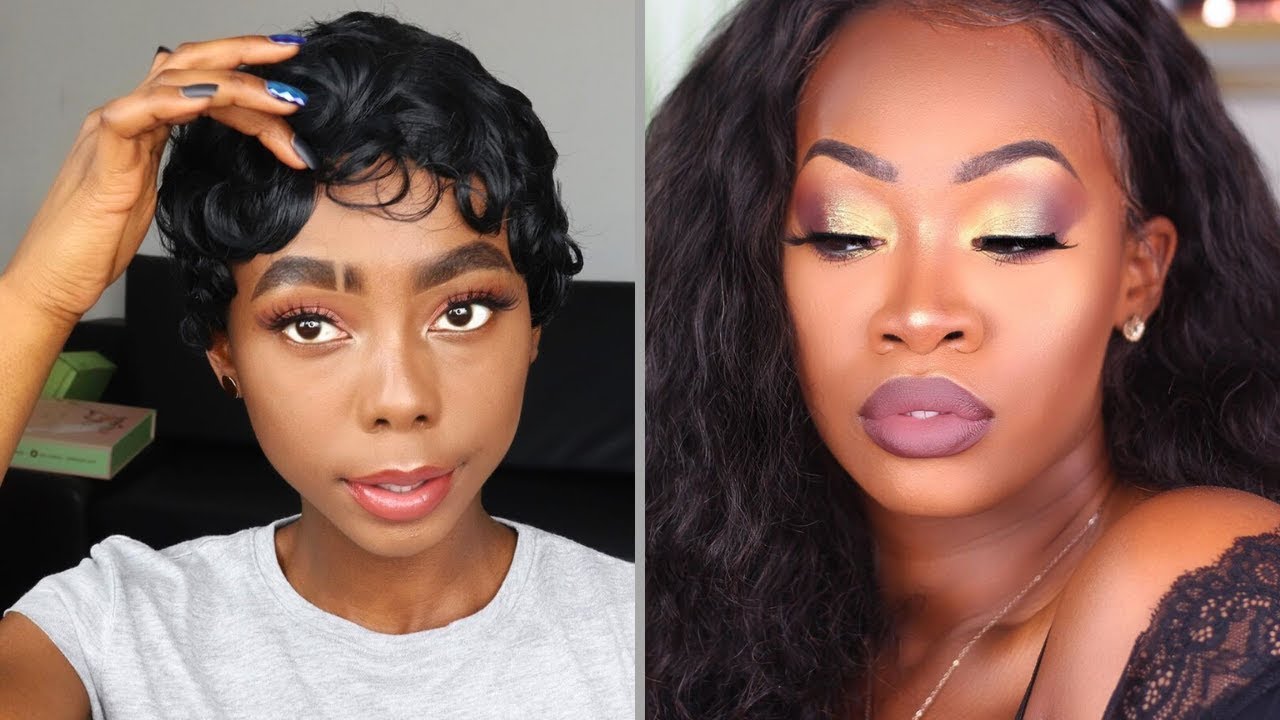 Dark Skin Makeup Tutorial 👏🏾| Easy Makeup Tutorial For Dark Skin 👩🏾💁🏾‍♀ ...