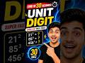 TET Maths Trick: Unit Digit in 30 Seconds ⏱️